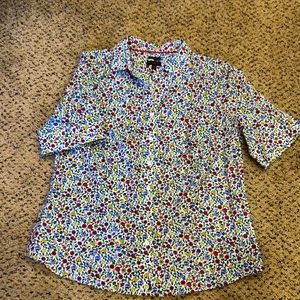 Talbots Petites Floral Blouse 12P